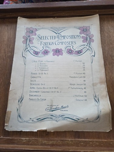 Selected compositions foreign - compositions,